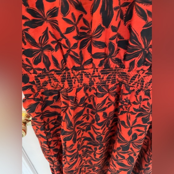 NWOT Ava & Viv V-Neck Midi Dress Size 1X - Picture 8 of 8